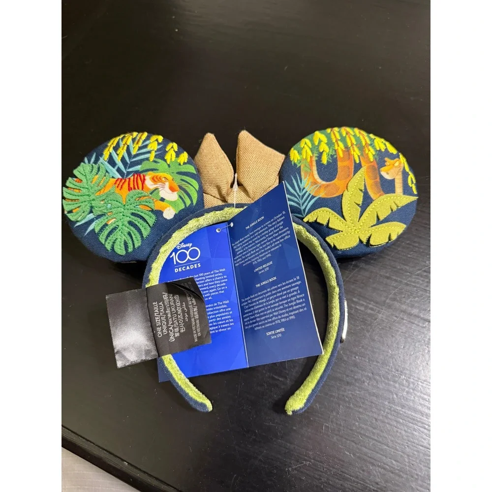 Disney 100 Decades The Jungle Book Ear Headband 1960s Limited Release NWT
